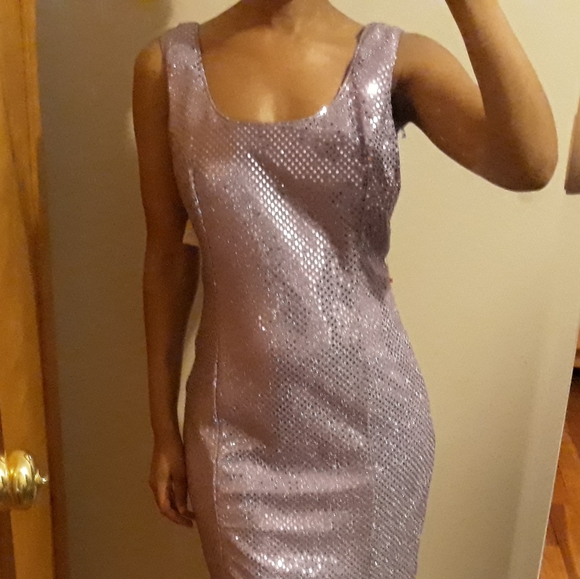 Lavender Sequin Dress - Picture 9 of 10